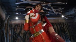 悪の女戦士アクセルガールバイオレント ヒーロー陥落