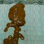 癒し系 かなちゃんのウンコ遊び初体験と肛門掻き出し糞