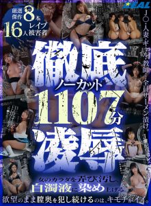 女のカラダを弄び、汚し、白濁液に染め上げる。徹底凌●ノーカット1107分
