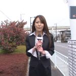 突撃美人巨乳レポーター